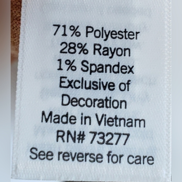 SONOMA V-NECK TOP SZ L LIGHT COPPER - Picture 8 of 8